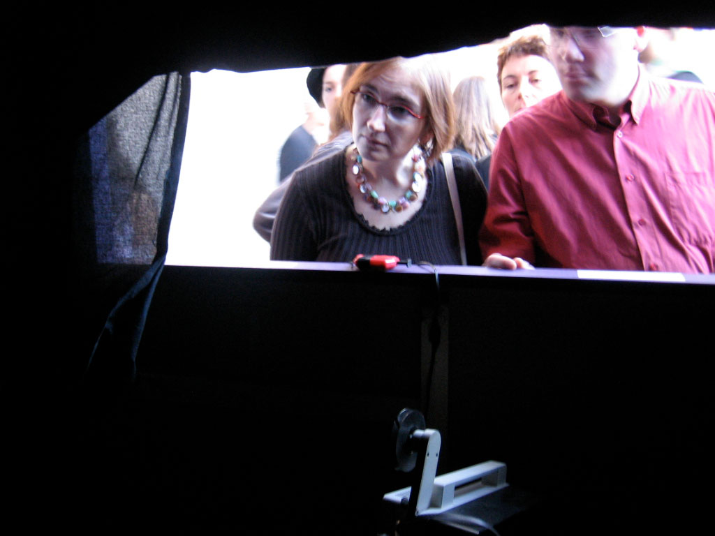 FIAC booth looking out